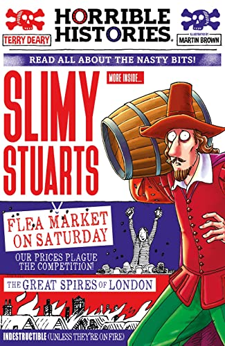 Slimy Stuarts (newspaper edition) (Horrible Histories)